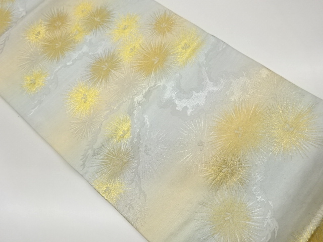 松模様織出し袋帯